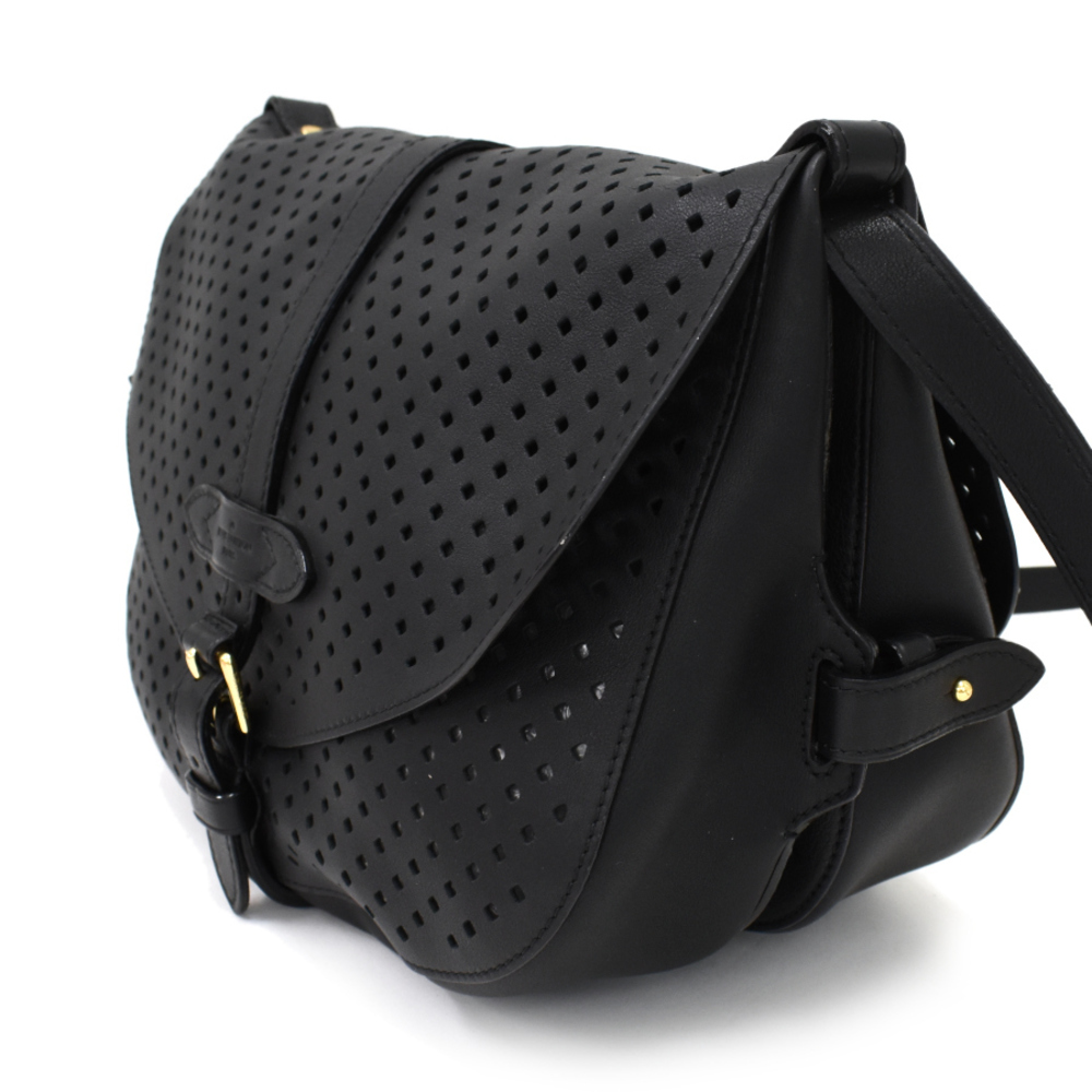 Louis Vuitton Messenger Saumur Perfot Shoulder Black Bag Flore